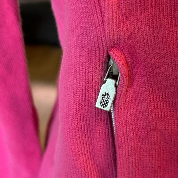 Tommy Bahama Pink Zip Jacket Small Soft Travel - Picture 7 of 7